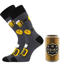 Pánske trendy ponožky PiVoXX + plechovka Voxx