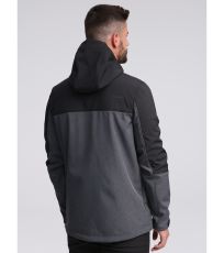 Pánska softshell bunda LUSTAV LOAP DarkGray