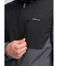 Pánska softshell bunda LUSTAV LOAP DarkGray