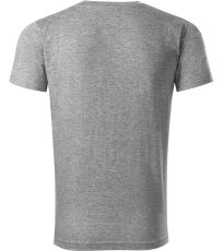 Unisex tričko Heavy V-neck Malfini tmavo šedý melír