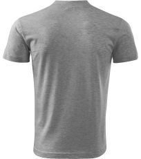 Unisex tričko Heavy V-neck 160 Malfini tmavo šedý melír