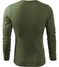 Pánske tričko FIT-T Long Sleeve Malfini khaki