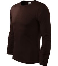 Pánske tričko FIT-T Long Sleeve Malfini kávová