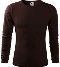 Pánske tričko FIT-T Long Sleeve Malfini kávová