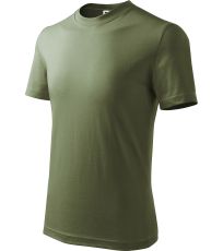 Detské tričko Basic Malfini khaki