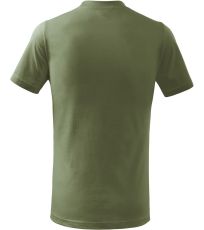 Detské tričko Basic Malfini khaki