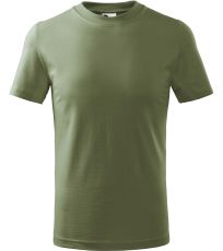 Detské tričko Basic Malfini khaki