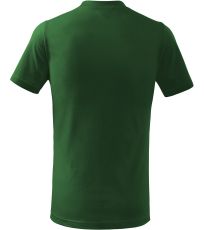 Detské tričko Basic free Malfini fľaškovo zelená