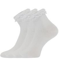 Dámske slabé ponožky - 3 páry Krajka Boma