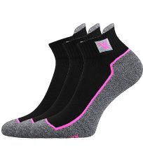 Unisex športové ponožky - 3 páry Nesty 01 Voxx čierna II