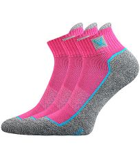 Unisex športové ponožky - 3 páry Nesty 01 Voxx magenta