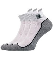 Unisex športové ponožky - 3 páry Nesty 01 Voxx svetlo šedá