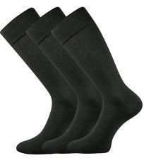 Pánske spoločenské ponožky - 3 páry Diplomat Lonka tmavo šedá