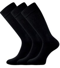 Pánske spoločenské ponožky - 3 páry Diplomat Lonka čierna