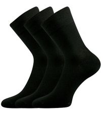 Unisex spoločenské ponožky - 3 páry Dypak Modal Lonka čierna