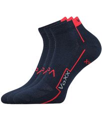 Unisex športové ponožky - 3 páry Kato VoXX® tmavo modrá
