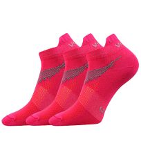 Unisex športové ponožky - 3 páry Iris Voxx magenta