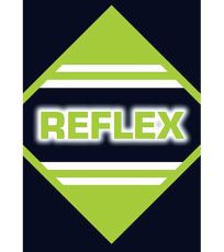 Unisex športové ponožky Reflexon VoXX® čierna-neón ružová