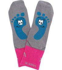 Detské športové ponožky - 3 páry Barefootik VoXX® mix holka