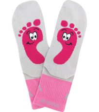 Detské športové ponožky - 3 páry Barefootik VoXX® mix holka