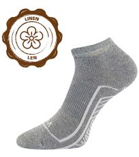Unisex ľanové ponožky - 3 páry Linemus Voxx šedá melé