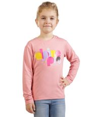 Detské tričko dlhý rukáv TEOFILO 9 ALPINE PRO pink icing
