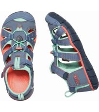 Detské sandále SEACAMP II CNX K KEEN black/brilliant blue