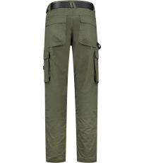 Pracovné nohavice unisex Work Pants Twill Cordura Tricorp army