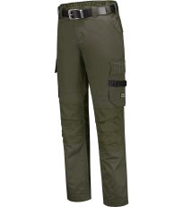 Pracovné nohavice unisex Work Pants Twill Cordura Tricorp army