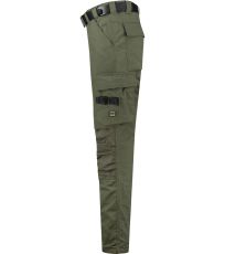 Pracovné nohavice unisex Work Pants Twill Cordura Tricorp army