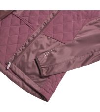 Dámska vetruodolná hybridná bunda LIRA KLIMATEX vínová/tmavo purpurová