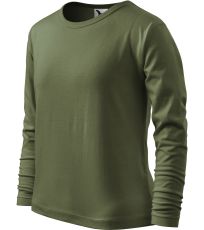 Detské tričko Long Sleeve 160 Malfini khaki