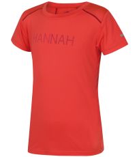 Dievčenské funkčné tričko TULMA JR HANNAH Hot coral