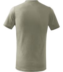 Detské tričko Basic Malfini svetlá khaki