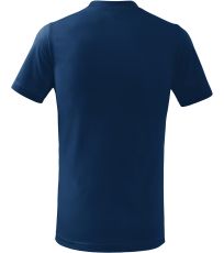 Detské tričko Basic Malfini polnočná modrá