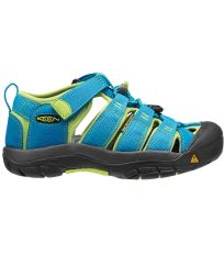 Detské sandále Newport H2 Jr KEEN hawaiian blue/green glow