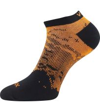Unisex nízke ponožky - 3 páry Rex 18 VoXX® červená