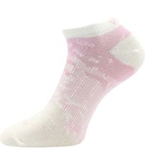 Unisex nízke ponožky - 3 páry Rex 18 Voxx ružová