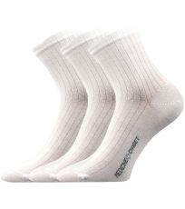 Unisex ponožky - 3 páry Demedik Lonka biela