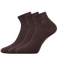 Unisex športové ponožky - 3 páry Setra Voxx hnedá