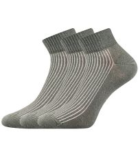 Unisex športové ponožky - 3 páry Setra Voxx khaki