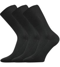 Unisex ponožky - 3 páry Zdravan Lonka čierna