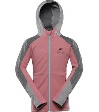 Detská rýchloschnúca mikina KARDO ALPINE PRO dusty rose