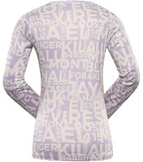 Dámske funkčné tričko s dlhým rukávom LOUSA ALPINE PRO pastel lilac