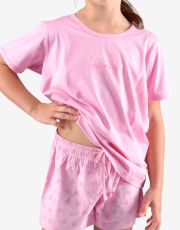 Dievčenské pyžamo krátke 29008P GINA cukrová fruktóza