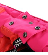 Detská lyžiarska bunda MELEFO ALPINE PRO diva pink