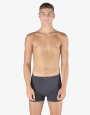 Pánske boxerky s kratšou nohavičkou 73125P GINA tm. šedá