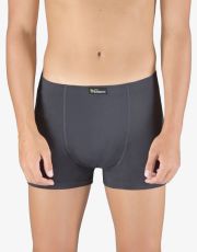 Pánske boxerky s kratšou nohavičkou 73125P GINA tm. šedá