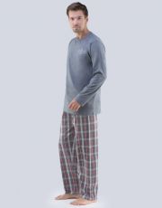 Pánske pyžamo dlhé 79061P GINA