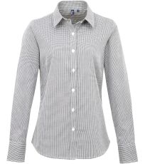 Dámska bavlnená košeľa s dlhým rukávom PR320 Premier Workwear